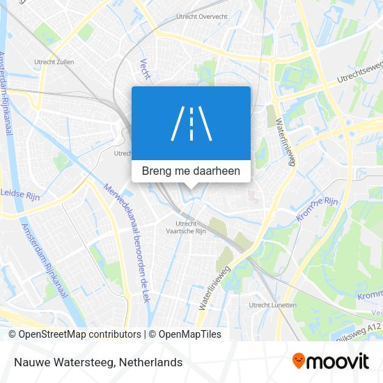 Nauwe Watersteeg kaart