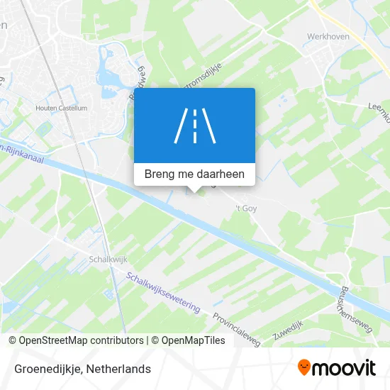 Groenedijkje kaart