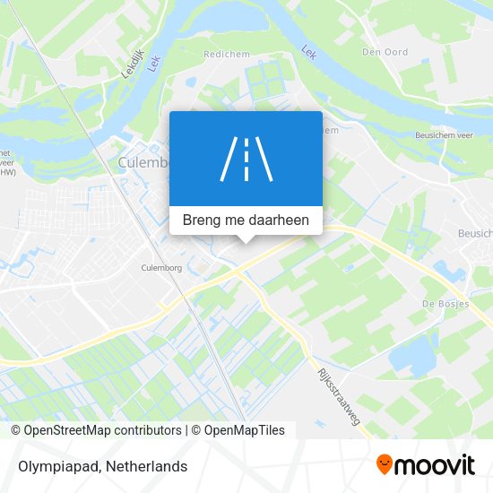 Olympiapad kaart