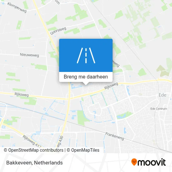 Bakkeveen kaart