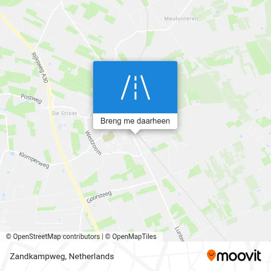 Zandkampweg kaart
