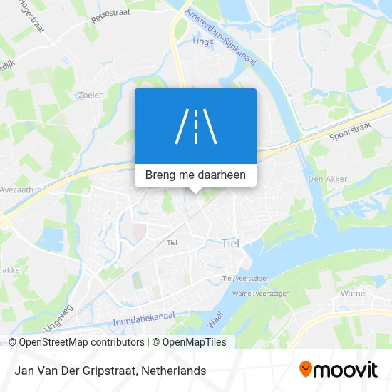 Jan Van Der Gripstraat kaart