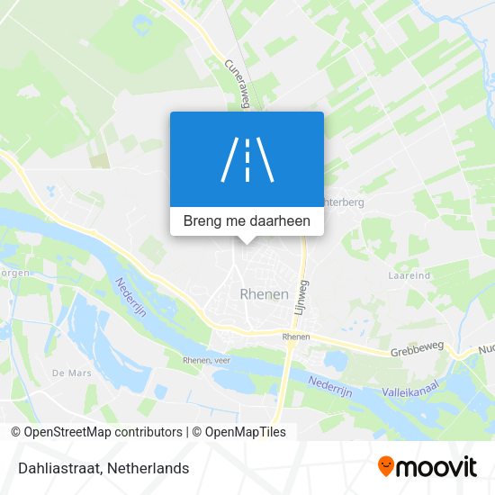 Dahliastraat kaart