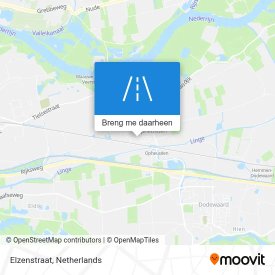 Elzenstraat kaart