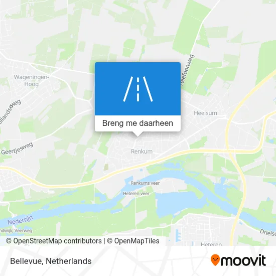 Bellevue kaart