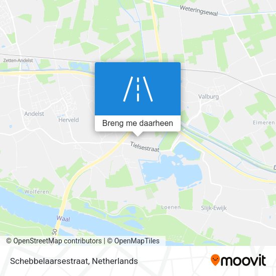 Schebbelaarsestraat kaart