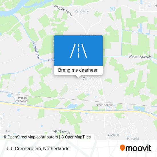 J.J. Cremerplein kaart