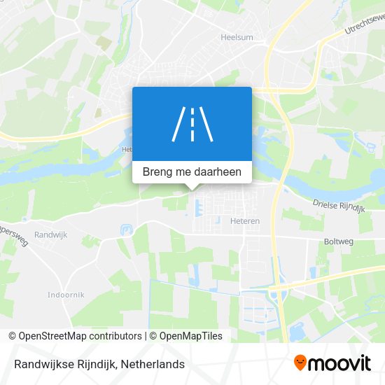 Randwijkse Rijndijk kaart