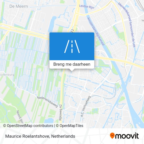 Maurice Roelantshove kaart