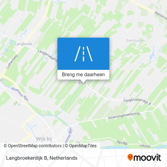 Langbroekerdijk B kaart