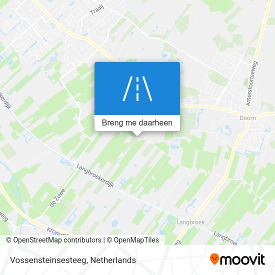 Vossensteinsesteeg kaart
