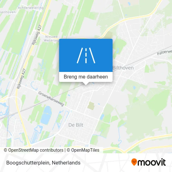 Boogschutterplein kaart