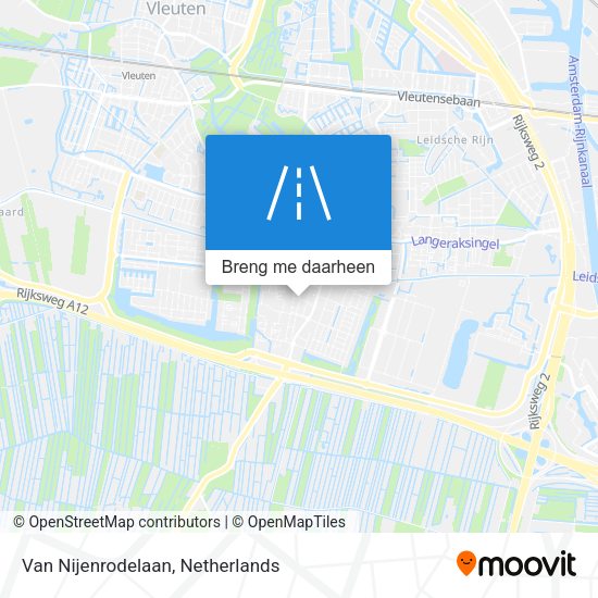 Van Nijenrodelaan kaart