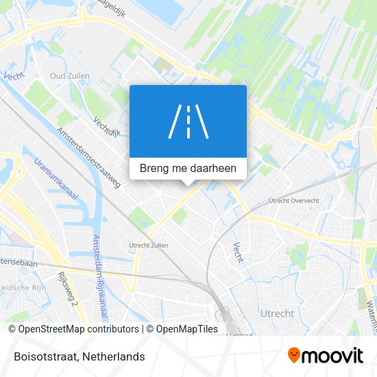 Boisotstraat kaart