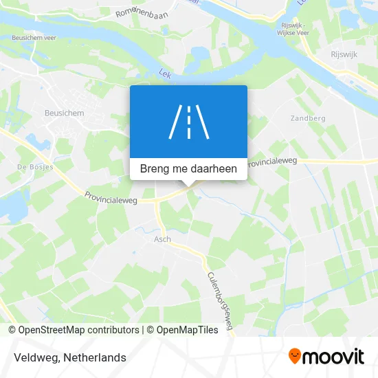 Veldweg kaart