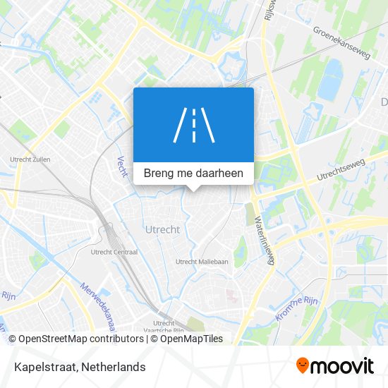 Kapelstraat kaart