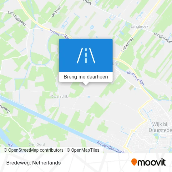 Bredeweg kaart