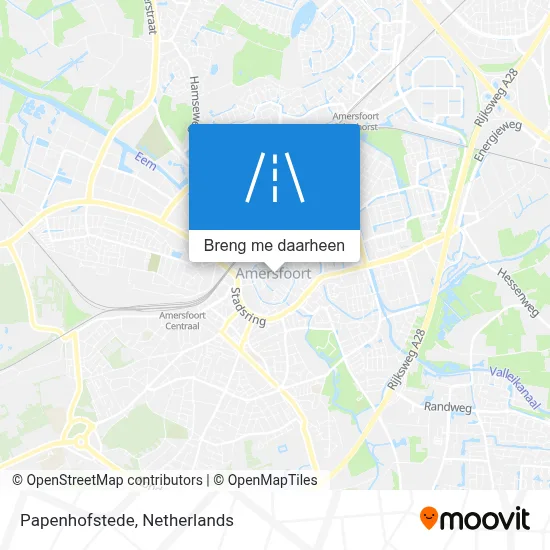 Papenhofstede kaart