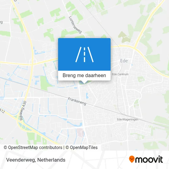 Veenderweg kaart