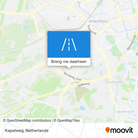 Kapelweg kaart