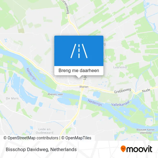 Bisschop Davidweg kaart