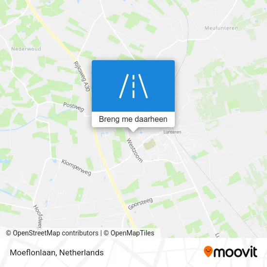 Moeflonlaan kaart