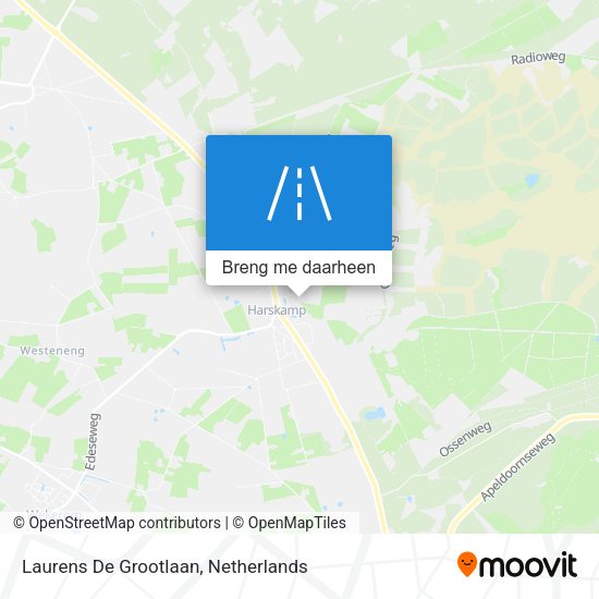 Laurens De Grootlaan kaart