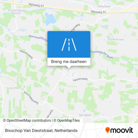 Bisschop Van Dieststraat kaart