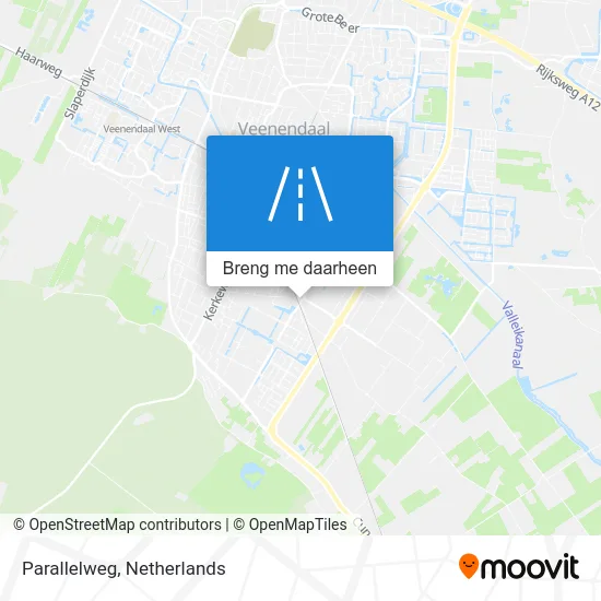 Parallelweg kaart