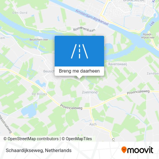 Schaardijkseweg kaart