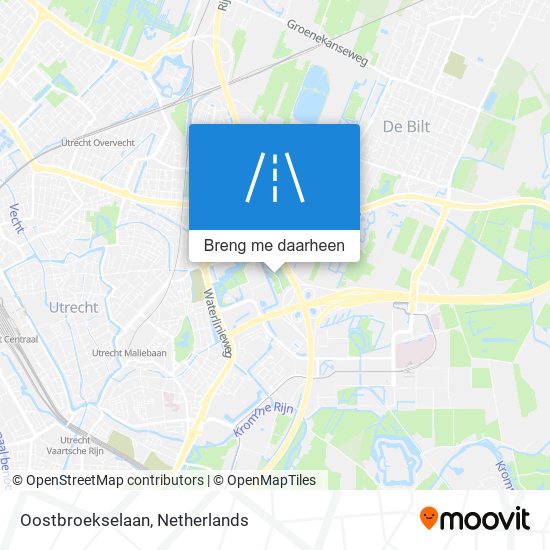 Oostbroekselaan kaart