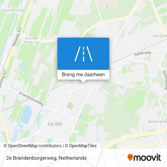2e Brandenburgerweg kaart