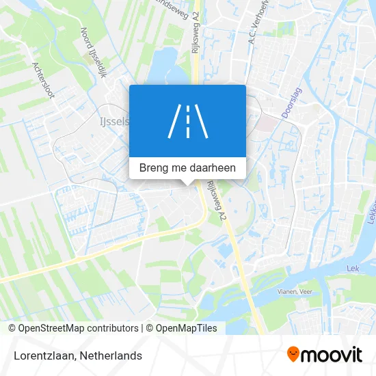 Lorentzlaan kaart