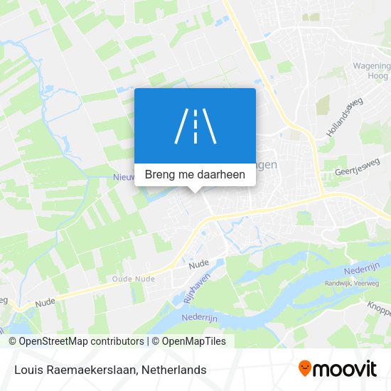 Louis Raemaekerslaan kaart
