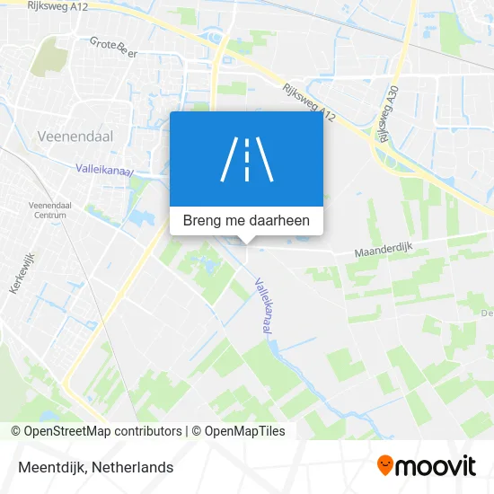 Meentdijk kaart