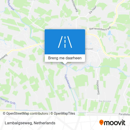 Lambalgseweg kaart