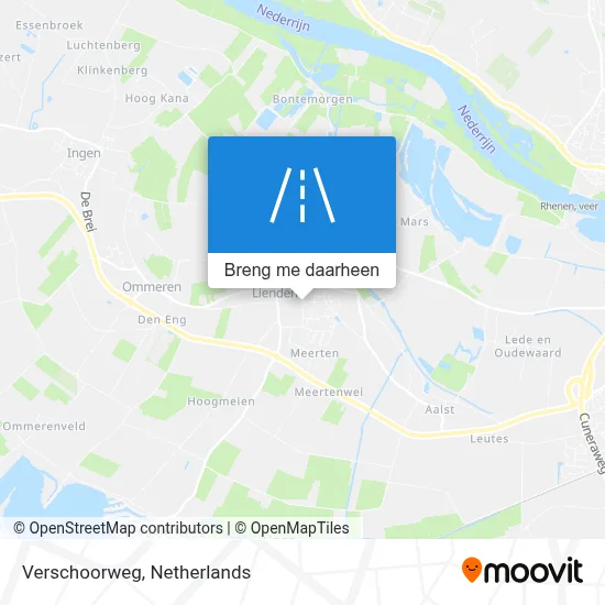 Verschoorweg kaart