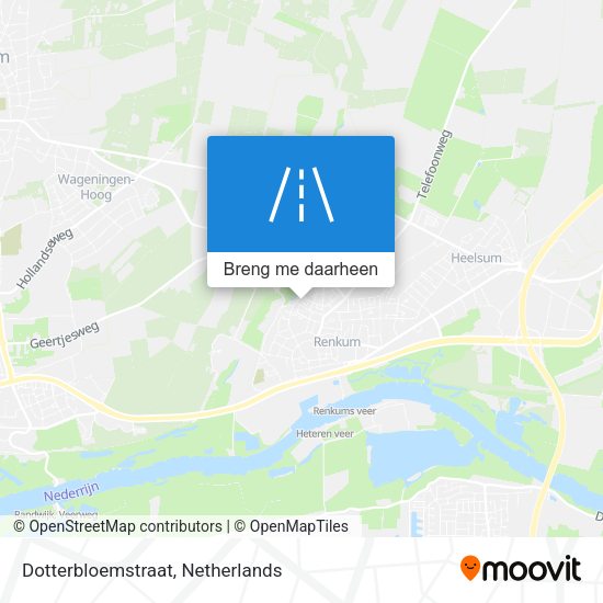 Dotterbloemstraat kaart