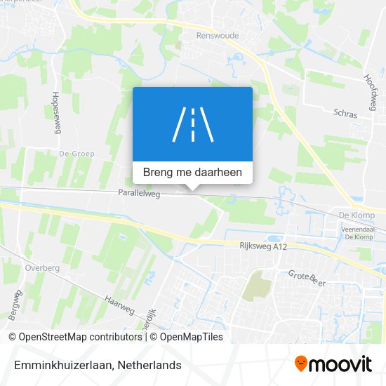 Emminkhuizerlaan kaart