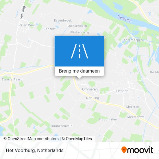 Het Voorburg kaart