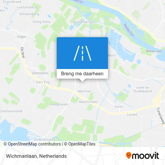 Wichmanlaan kaart