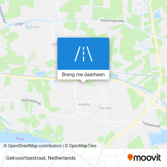 Gekvoortsestraat kaart