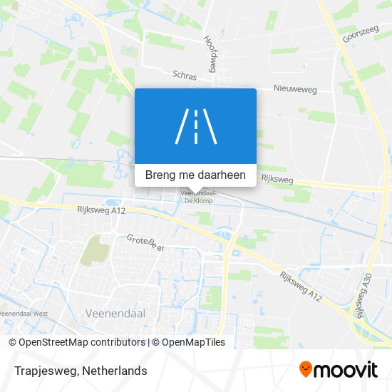 Trapjesweg kaart