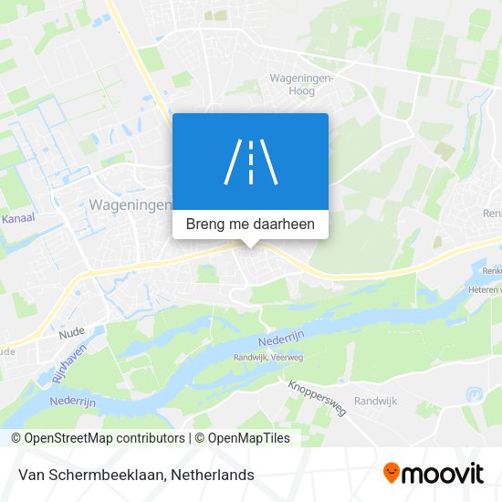 Van Schermbeeklaan kaart