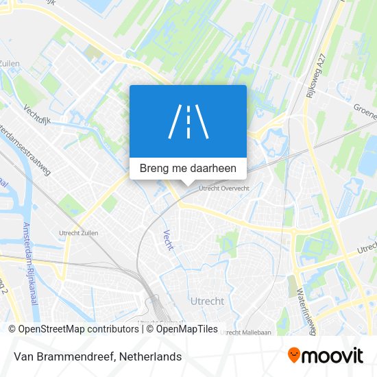 Van Brammendreef kaart