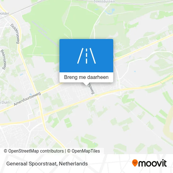 Generaal Spoorstraat kaart