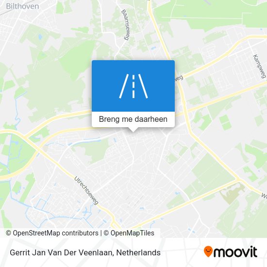 Gerrit Jan Van Der Veenlaan kaart