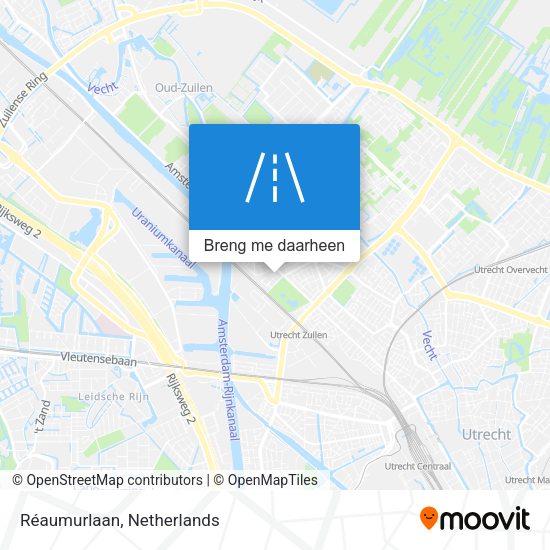Réaumurlaan kaart