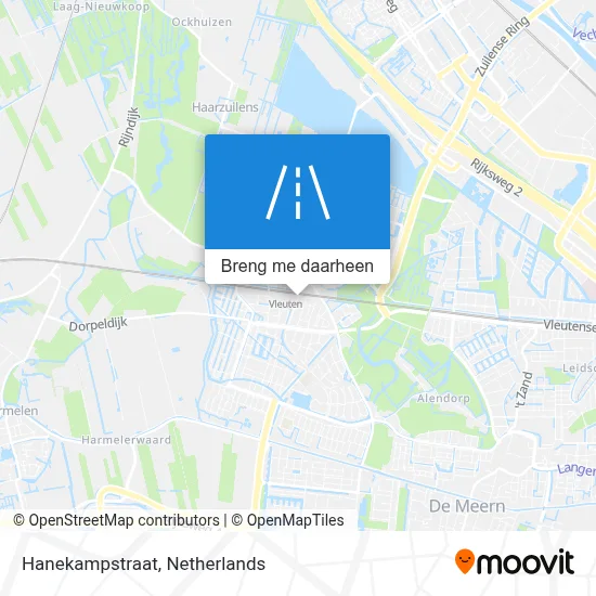 Hanekampstraat kaart