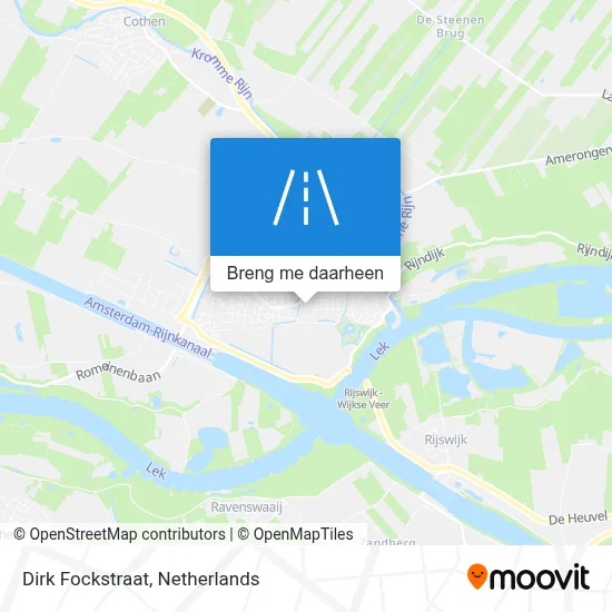 Dirk Fockstraat kaart
